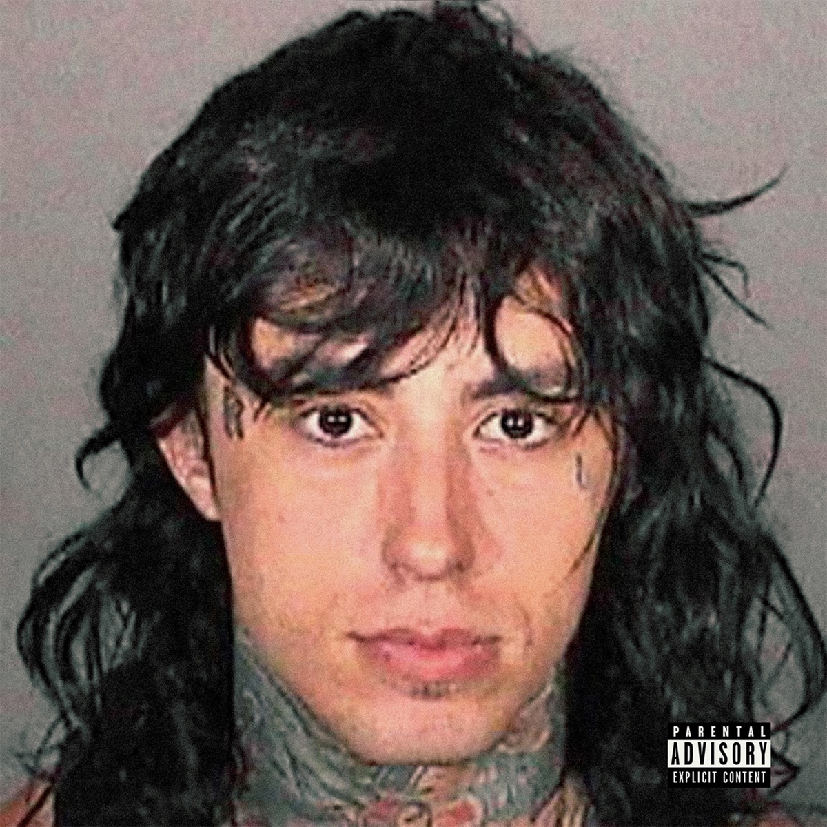 Portada del álbum "Popular Monster" de Falling in Reverse con la imagen de Ronnie Radke y un aviso de contenido explícito.