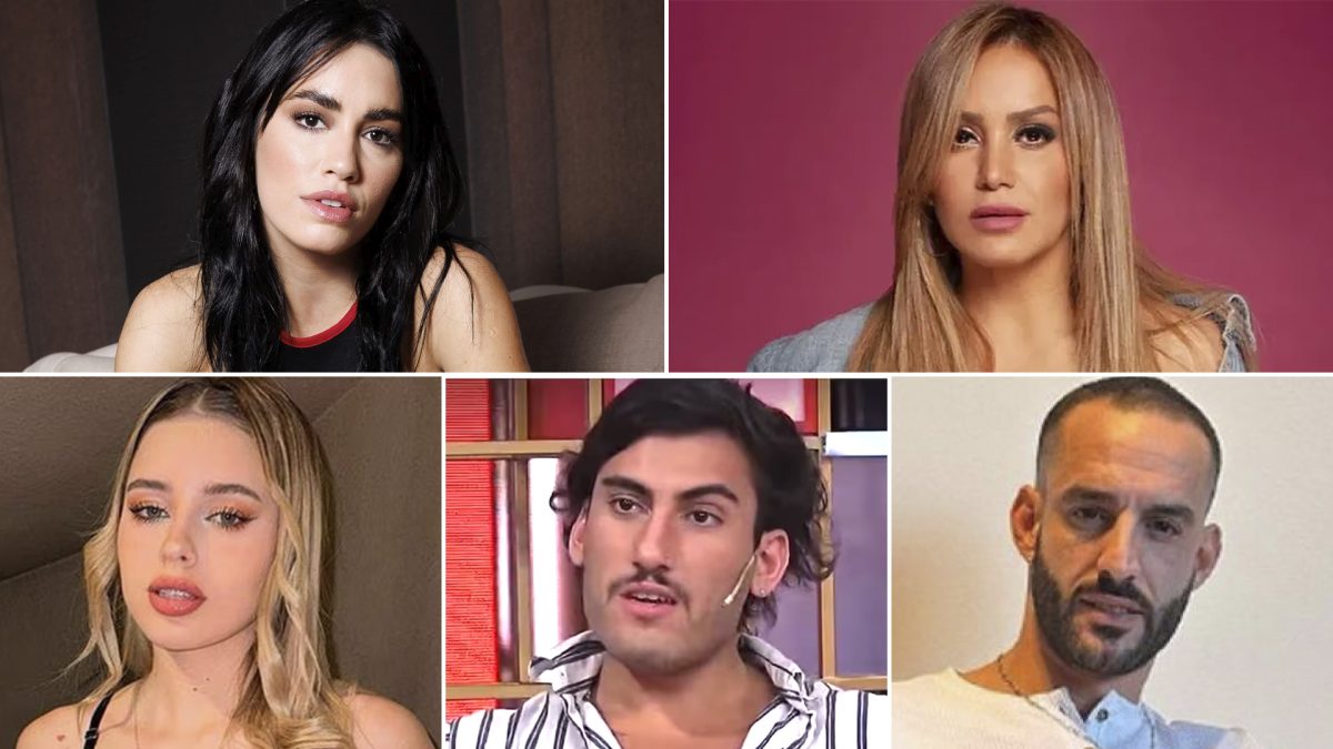 Collage de celebridades que han dejado las redes sociales para cuidar su salud mental