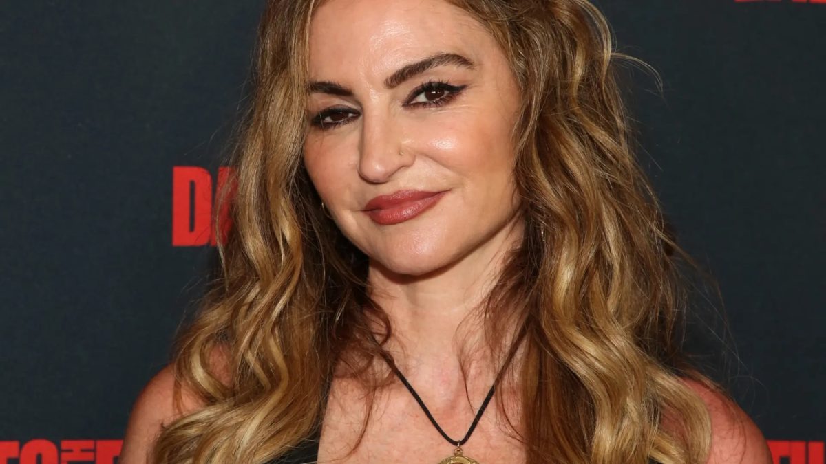 Drea de Matteo en un evento, confesando que OnlyFans fue su salvación